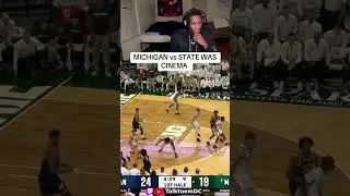 MICHIGAN vs MICHIGAN STATE WAS CINEMA #shorts