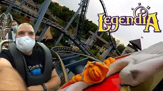 Riding Lech Coaster at Legendia | On Ride POV & Rider Cam 4K