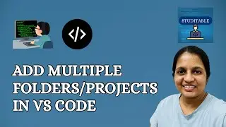 Add multiple folders in Visual Studio Code