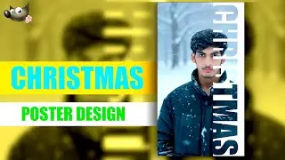 christmas poster design ! christmas poster design in gimp