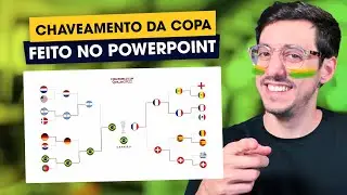 COMO EU CRIEI O CHAVEAMENTO DA COPA DO MUNDO NO POWERPOINT