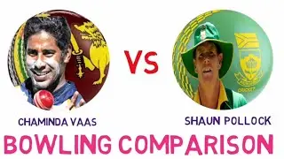 Chaminda Vass Vs Shaun Pollock Bowling comparison video, cricket comparison 2020.