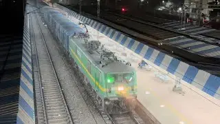 Wag9hc powered Goods Train passing through Mancheswar Railway Station/ExploringmycountryIndia/Train 