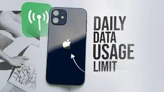 How to Set Daily Data Usage Limit on iPhone (tutorial)