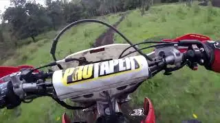 SLIPPING AND SLIDING INTO A WOMBAT HOLE!!!