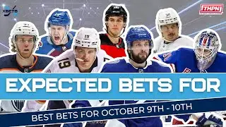 NHL Best Bets - October 9th/10th, 2024