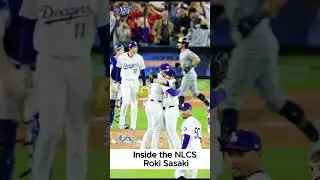 Roki Sasaki Rise on Baseball&rsquo;s Biggest Stage : Inside the NLCS #NLCS2025 #RokiSasaki #shorts #foryou