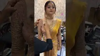 Pure kanjivaram 😍🥰 silk saree for bride! Kanjivaram saree! Silk saree! #shorts #morshufashion #short
