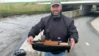 RC tug boat 3D printed