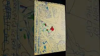i draw corrupted ice bear vs chloe (Cryophobia) from cartoon corruption by: @RealPsychoVA