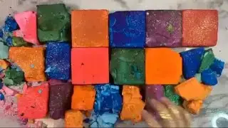 Multicolor Gym Chalk Review | Best  ASMR Challk  | |Satisfying | @asmrcloud 