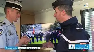 Lasseube : Une brigade de gendarmerie mobile des gaves et coteaux vient d&rsquo;&ecirc;tre d&eacute;ploy&eacute;e.