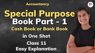 Special Purpose Books 1 Cash Book in One-Shot Class 11 Easy Explanation | Accountancy Class 11