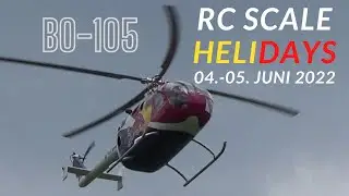 RC BIG BO 105 (RC Scale Helicopter Show 2022)