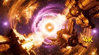 432Hz Deep Focus: Cosmic Singularity | AI Immersive Art 4K (Gen Alpha / Study Music / Sleep)