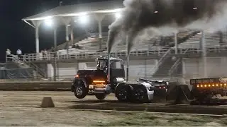Hot Semi Posse Truck Pull Cumberland MD Allegany County Fairgrounds