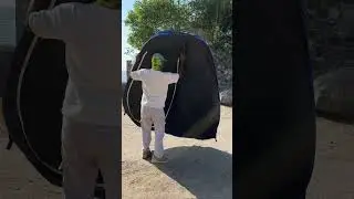 How to Fold Shower Tent Pop-Up Privacy Tent ⛺️