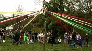 Beltane Maypole Dance Glastonbury 2009