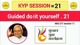 Guided do-it-yourself session 21 // KYP session 21 // BS CIT session 11 #kyp