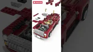 LEGO Pickup Truck #lego #speedbuild #animation #legominifigures #afol