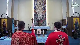 Feb. 5th, Post Feast of Encounter, Divine Liturgy +Judy Graham (1 year) by Christine Brezden