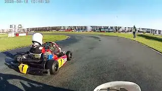 Testdag Strijen, Hero Braat, Kart Republic, Rotax Mini Max op oude harde slicks