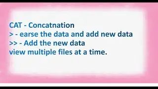 Linux: cat, tac (concatenation)#linuxessentials #coding #unix #linuxterminal #linuxsystem