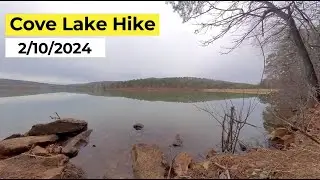 Hike around Cove Lake in western Arkansas