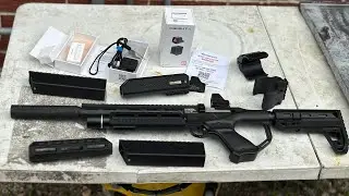 Unboxing air Gun Gear from osight and bravo3d.com (Red Dot Scope and Accessories for umarex notos)