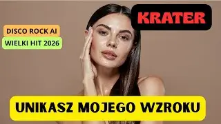 KRATER – Unikasz mojego wzroku (Official Video) | Disco Rock Pop AI | HIT 2026