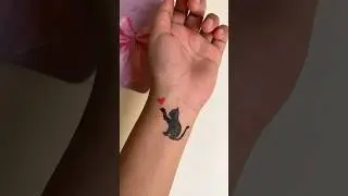 Cute cat tattoo ideas #tattoo #art #shorts