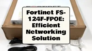 Fortinet FS 124F FPOE Efficient Ethernet Switch - 24 Ports @fortinet #124F #efficient