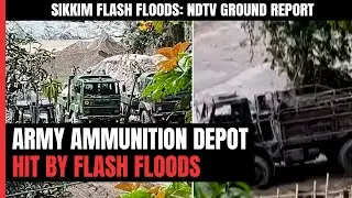 Army Working To Rescue Personnel At Sikkim's Bardang Military Camp Hit By Flash Floods
