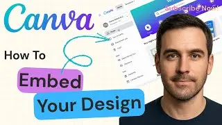 How To Embed Your Design in Canva | Canva Sharing Tutorial 2025