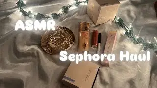 ||FIRST ASMR VIDEO|| Sephora Haul!!! Clicky whisper, tapping, whisper ramble