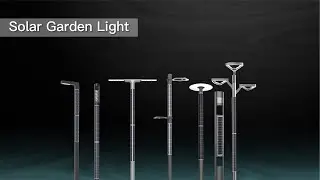 Aesthetics and urban design integrated vertical solar street light
