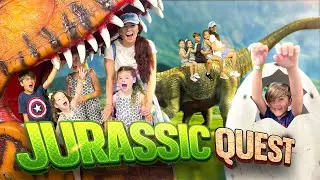 JURASSIC QUEST - Visiting Most Popular Dinosaur Event 🦖 | Bang Energy Family