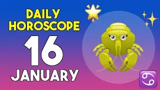 Cancer horoscope today - January 16, 2026