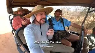 Putting anti poaching collar 