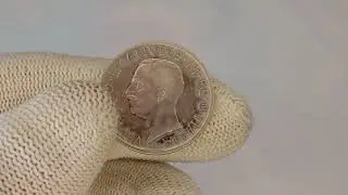 Италия 5 лир, 1927 года.
