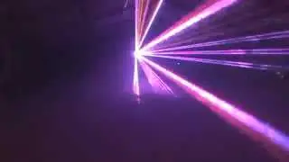 espectaculo de rayos laser