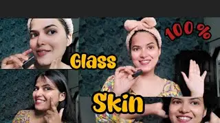 How to Have Glass skin 🧿| Korean Glass Skin CHALLENGE  #skincare @Sushma_singh1511 #glassskin 