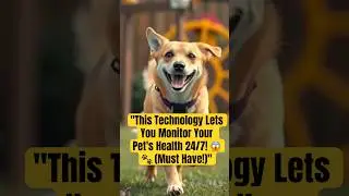 Advanced Technology to Monitor Animal Health! 🐾📱 #PetTech #AnimalHealth #AnimalTech #ViralShorts