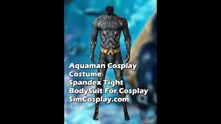 Aquaman Cosplay Costume Spandex Tight BodySuit For Cosplay
