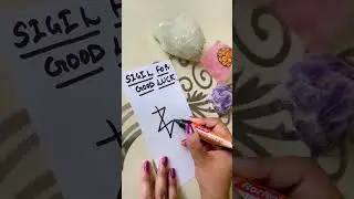 want to attract good luck in your life draw this sigil #viral #love #tarotcardreading #shortvideos.