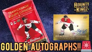 ЗОЛОТЫЕ АВТОГРАФЫ!! Карточки Tim Hortons Team Canada Olympic Hockey 2026 года