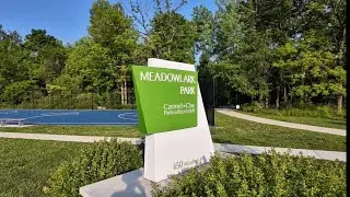 Walking in 4k around Carmel, Indiana ~ Meadowlark Park