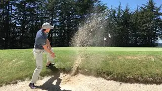 Hitting A Buried Bunker Shot