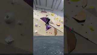 Not pretty but another purple @ the climbing depot armley