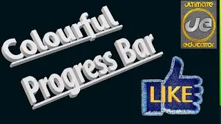 Colourful Progress bar using HTML and CSS
